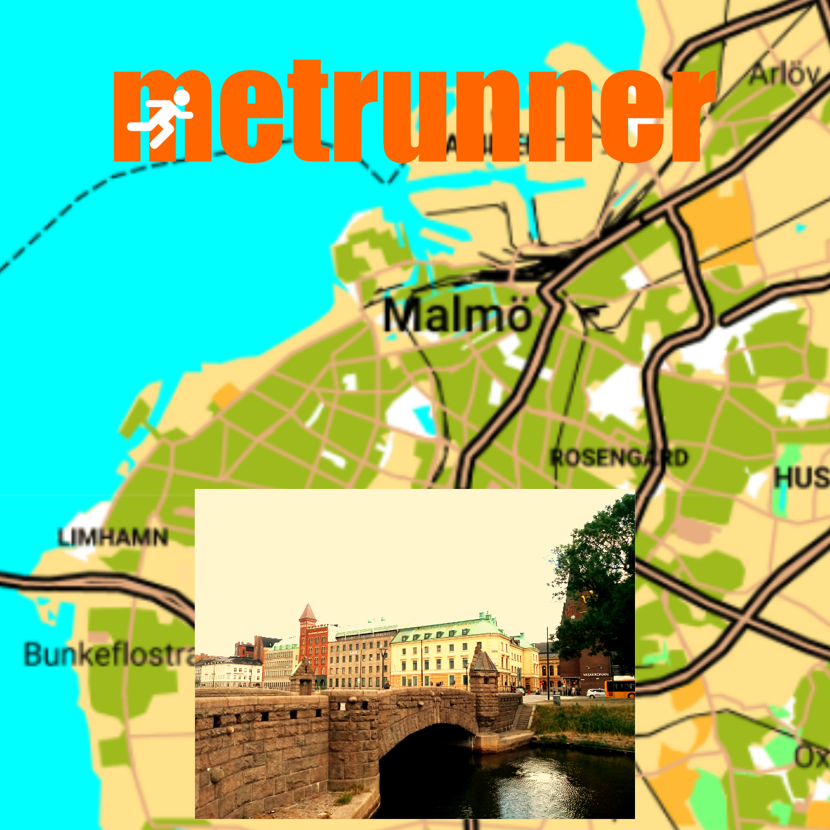 Malmö, Sweden on Metrunner's Orienteering Map of the World